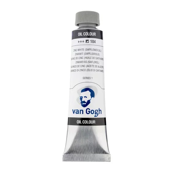risnedsättning V Gogh olja 40ml Zinc white