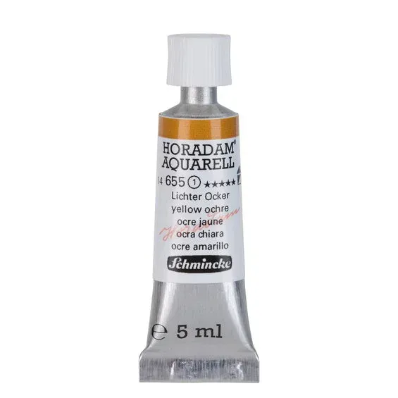 Schmincke Horadam akvarellfärg 5 ml – Yellow ochre 655 Sänkt pris