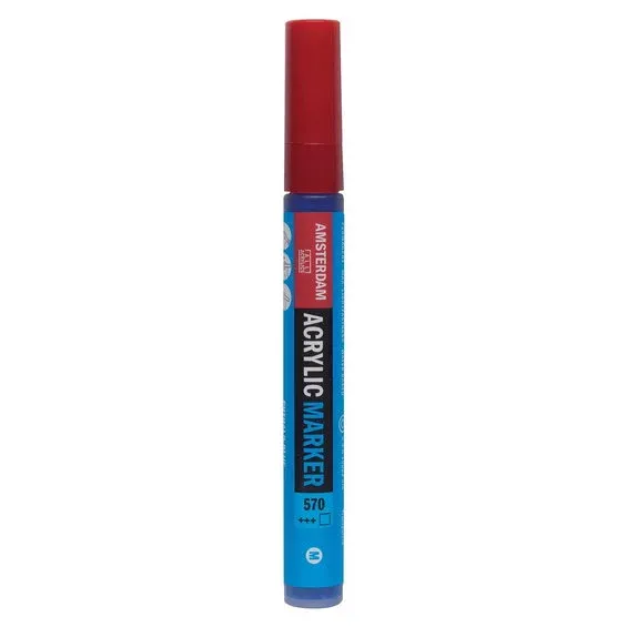 Amsterdam akrylmarker 4 mm Phthalo Blue - 570 Rabatt