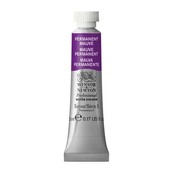 Erbjudande Winsor & Newton Professional akvarellfärg 5 ml Permanent Mauve 491