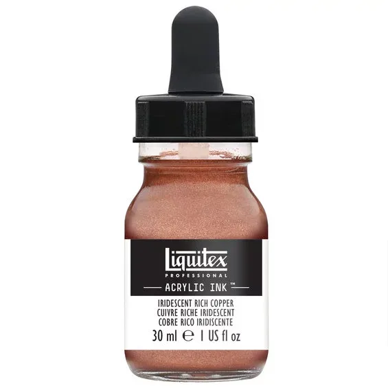 Kampanj Liquitex Professional Acrylic Ink 30 ml – Iridescent rich copper 230