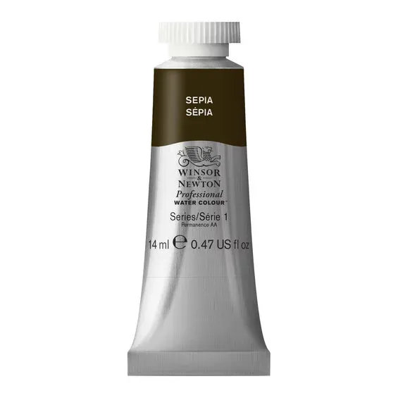 Erbjudandepris Winsor & Newton Professional akvarellfärg 14 ml Sepia 609