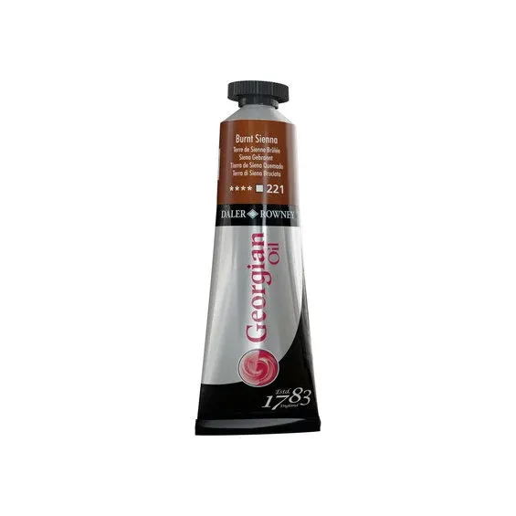 Säker betalning Georgian Oil Colour oljefärg 38 ml Burnt Sienna 221