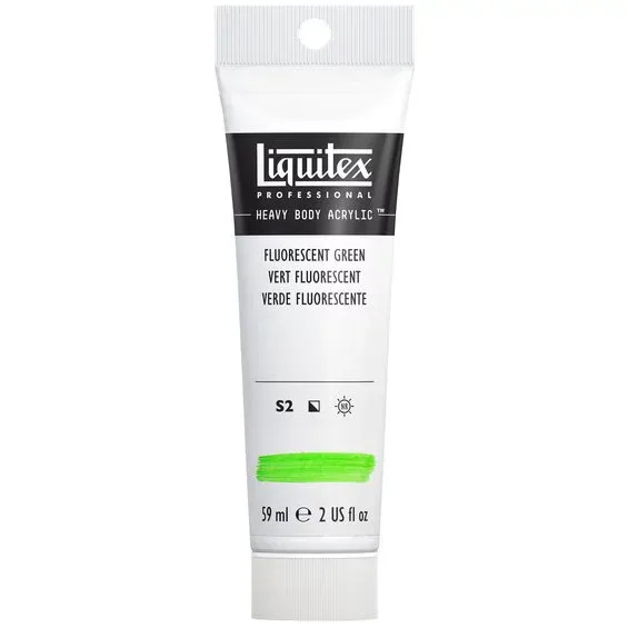 Liquitex Heavy Body akrylfärg 59 ml – 985 Fluorescent Green Erbjudande