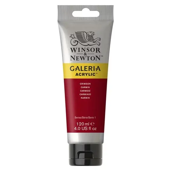 Winsor & Newton Galeria akrylfärg 120 ml Crimson 203 Lägg i varukorgen