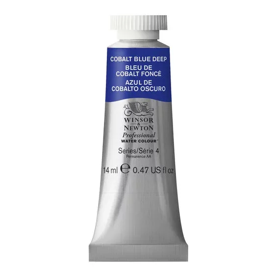 Winsor & Newton Professional akvarellfärg 14 ml Cobalt Blue Deep 180 Snabb frakt