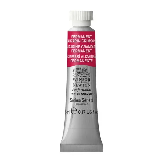 Reapris Winsor & Newton Professional akvarellfärg 5 ml Perm Alizarin Crimson 466