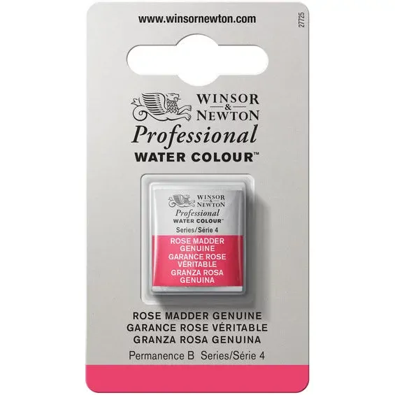 Winsor & Newton Professional akvarellfärg halvkopp Rose Madd Genuine 587 Köp nu