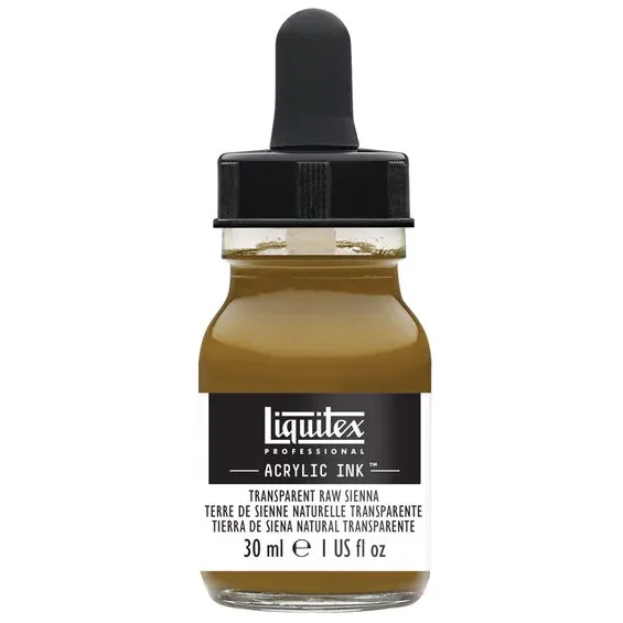 Handla nu Liquitex Professional Acrylic Ink 30 ml – Transparent raw sienna 332