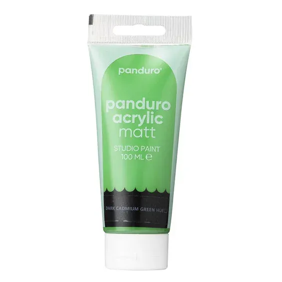 Sänkt pris Panduro Acrylic akrylfärg, matt 100 ml – Dark cadmium green hue