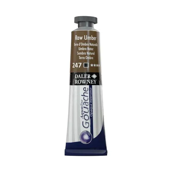Beställ nu Daler-Rowney Aquafine Gouache 15 ml Raw Umber 247