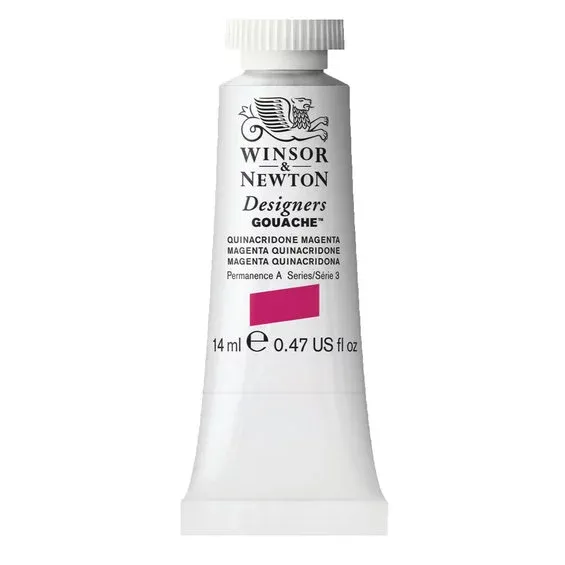 Winsor & Newton Designers gouache 14 ml Quinacridone Magenta 550 Utförsäljning