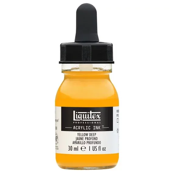 Liquitex Professional Acrylic Ink 30 ml – Yellow deep 295 Bästa pris