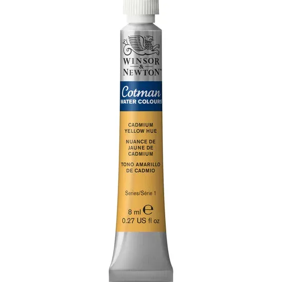Winsor & Newton Cotman akvarellfärg 8 ml Cadmium Yellow Hue 109 Lågt pris