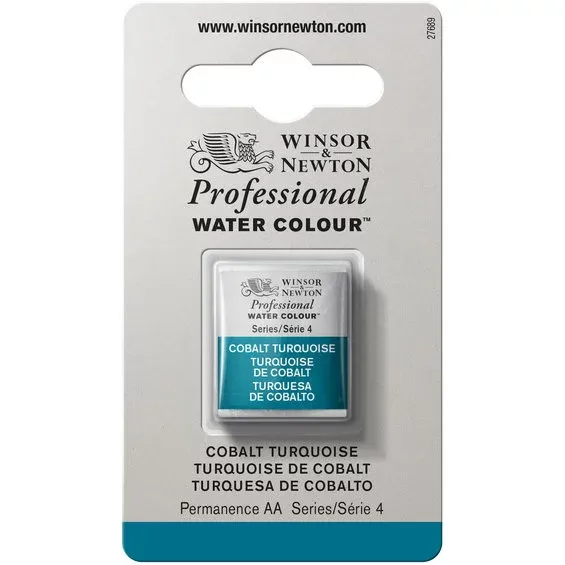 Winsor & Newton Professional akvarellfärg halvkopp Cobalt Turquoise 190 Handla nu