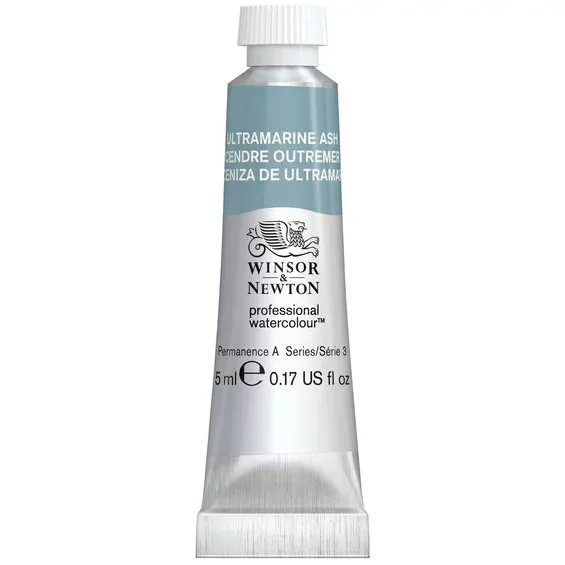I lager Winsor & Newton Professional Revival akvarellfärg 5 ml Ultramarine Ash 424