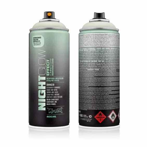 Reapris Montana Night Glow NG1000 / Självlysande sprayfärg – Luminescent Green 400 ml