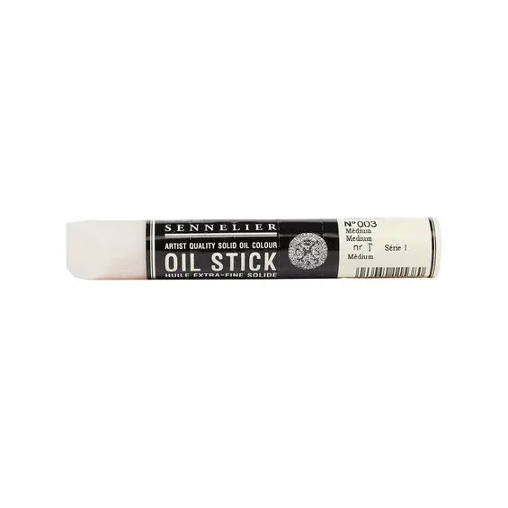Sennelier Oil Stick 38 ml, oljefärgskrita Transparent Blending Stick 003 risnedsättning