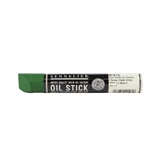Billig Sennelier Oil Stick 38 ml, oljefärgskrita Chrome Oxide Green 815
