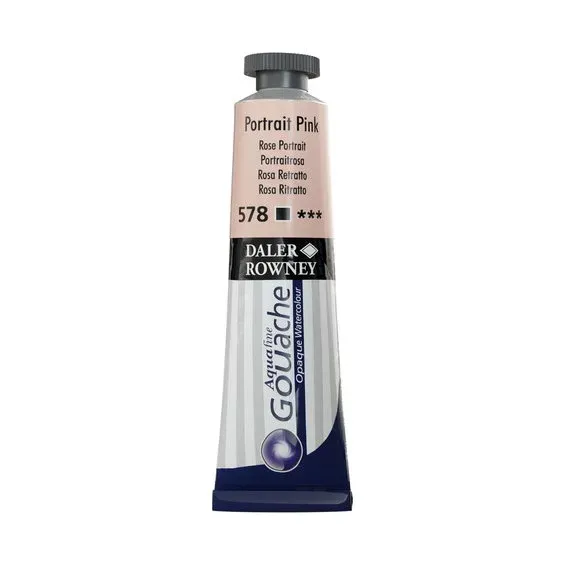 Bästa pris Daler-Rowney Aquafine Gouache 15 ml Portrait / Peach Pink 578