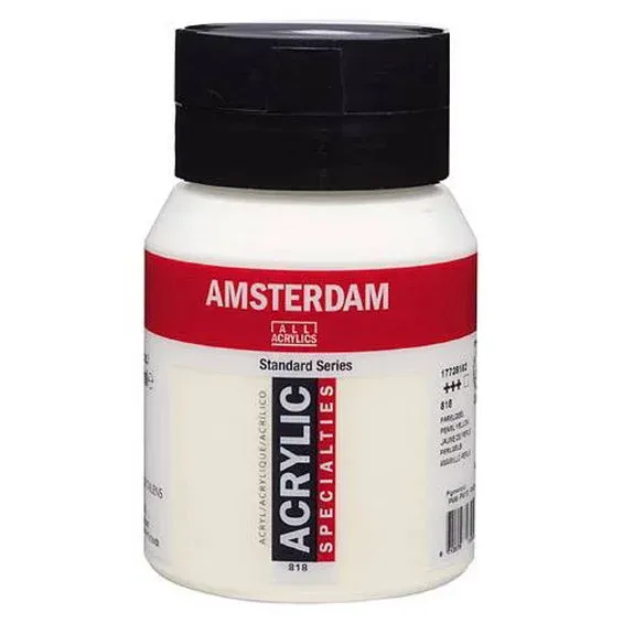 Beställ idag Amsterdam Acrylic akrylfärg 500 ml Pearl Yellow 818