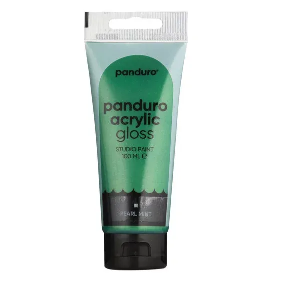 Panduro Acrylic akrylfärg, blank 100 ml – Pearl mint Fynd