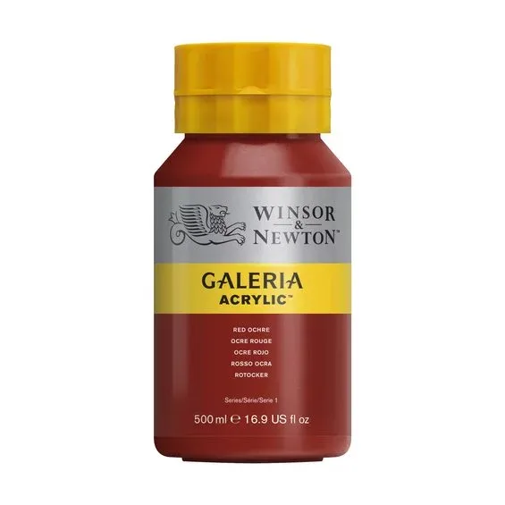 Beställ idag Winsor & Newton Galeria akrylfärg 500 ml Red Ochre 564