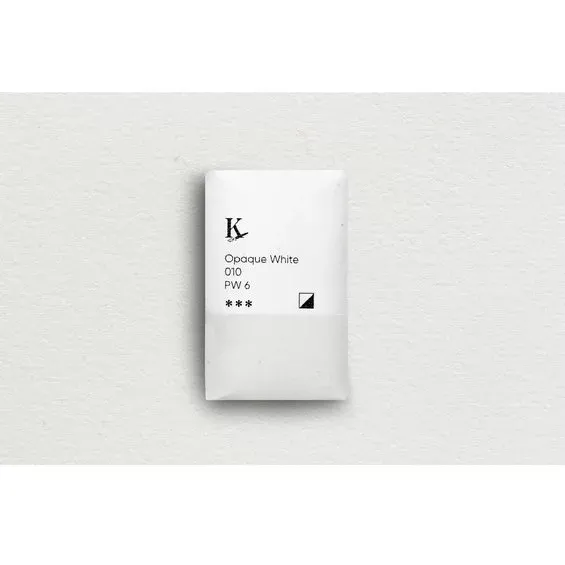 Kreatima Watercolour akvarellfärg 1/1 – Opaque White 010 PW 6 Billigare