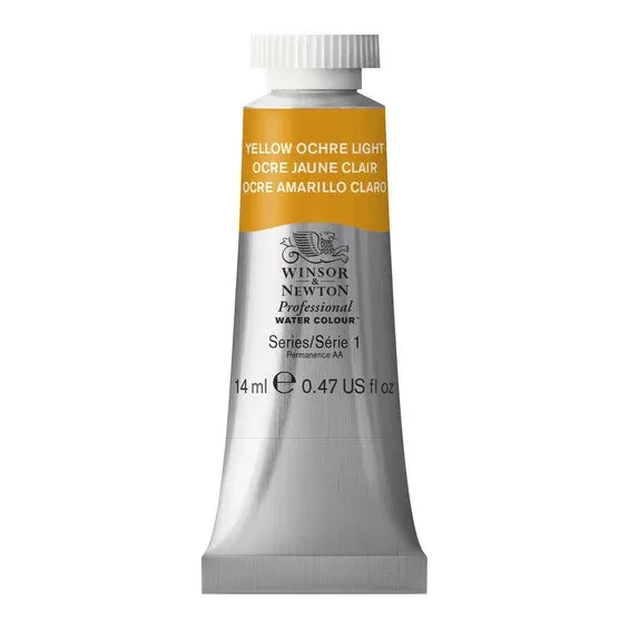 Winsor & Newton Professional akvarellfärg 14 ml Yellow Ochre Light 745 Endast denna vecka