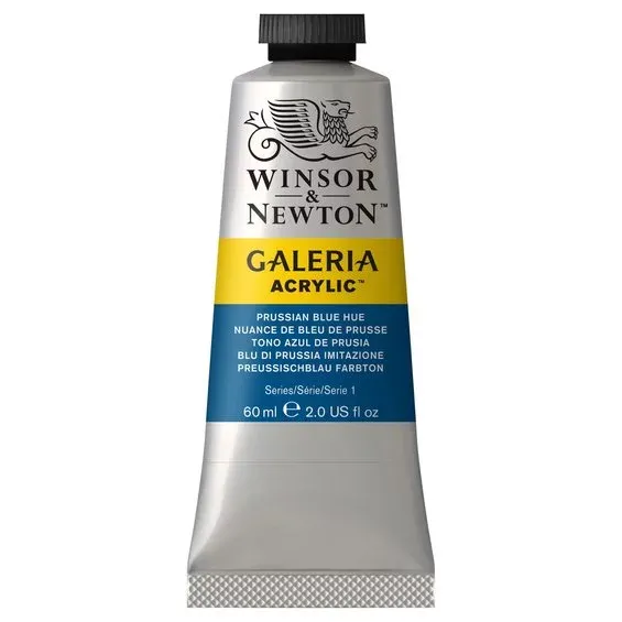 Winsor & Newton Galeria akrylfärg 60 ml Prussian Blue Hue 541 Erbjudandepris