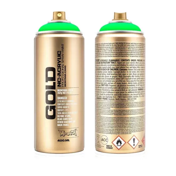 Montana Gold sprayfärg 400 ml - F6000 Acid Green Fynd
