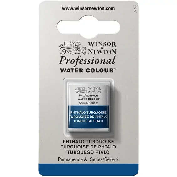 Winsor & Newton Professional akvarellfärg halvkopp Phthalo Turquoise 526 Lägg i varukorgen