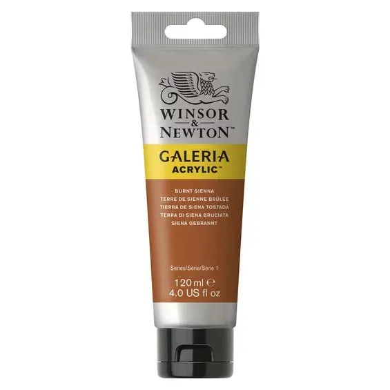 Endast idag Winsor & Newton Galeria akrylfärg 120 ml Burnt Sienna 074