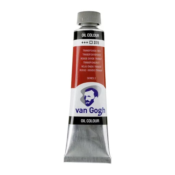 Bästa pris V Gogh olja 40ml Transp.ox.red