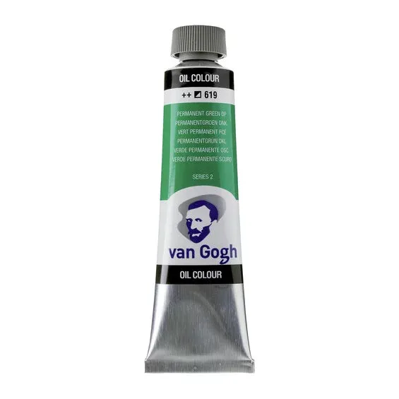 Säker betalning V Gogh olja 40ml Olive green