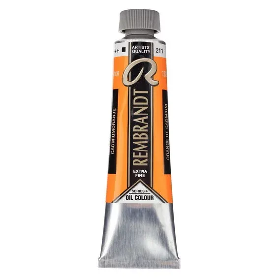 Rembrandt oljefärg 40 ml Cadmium Orange - 211 Fri frakt