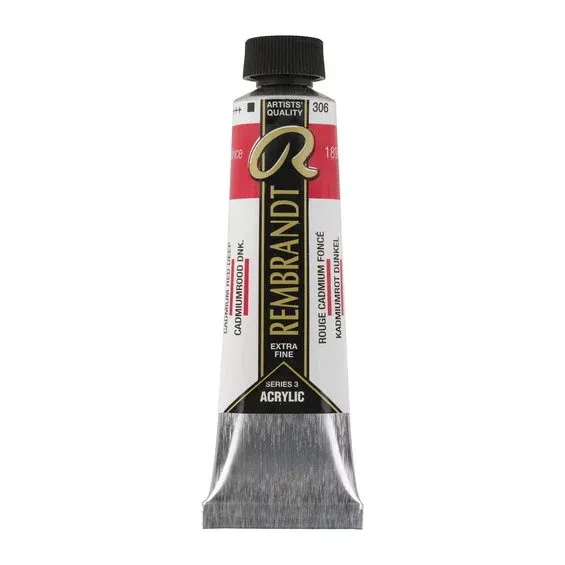 Begränsat erbjudande Rembrandt akrylfärg 40 ml Cadmium Red Deep - 306
