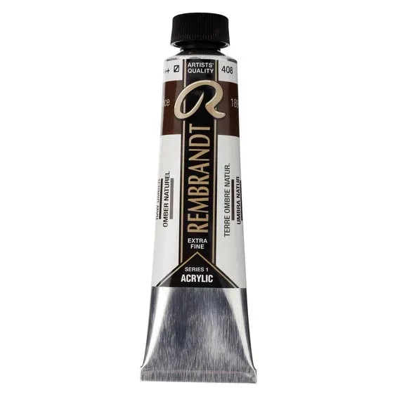 Rembrandt akrylfärg 40 ml Raw Umber - 408 Snabb frakt
