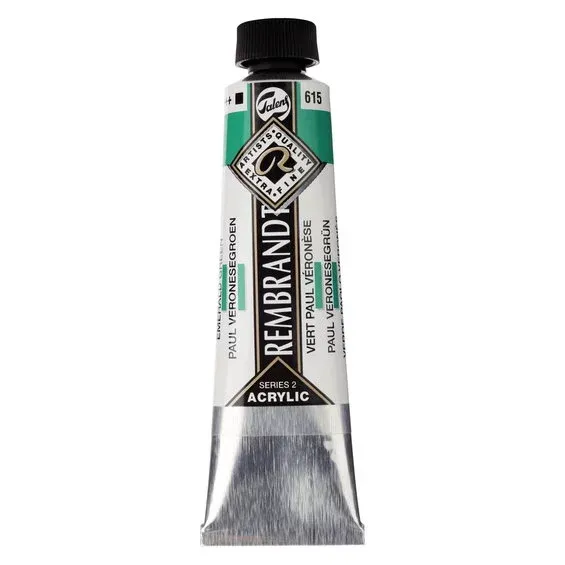 Snabb frakt Rembrandt akrylfärg 40 ml Emerald Green - 615
