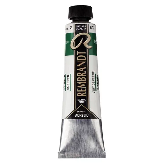 Rembrandt akrylfärg 40 ml Sap Green - 623 Fri frakt