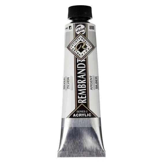 Rembrandt akrylfärg 40 ml Silver - 800 Kampanjpris