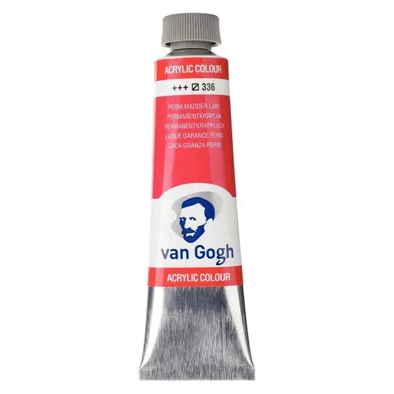 Lägg i varukorgen Van Gogh akrylfärg 40 ml Permanent Madder Lake - 336