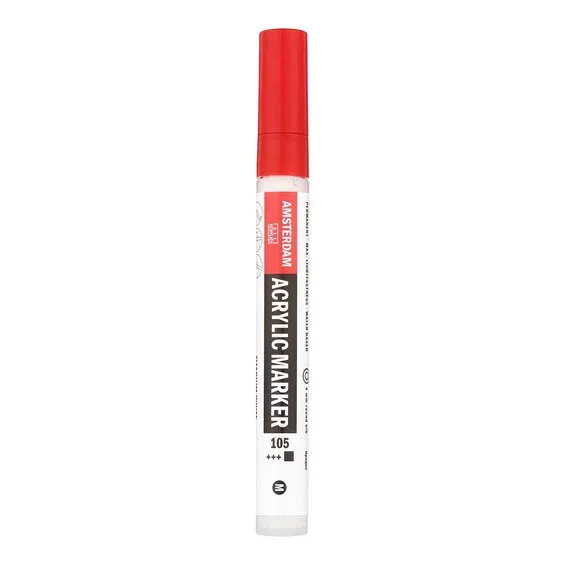 Fynd Amsterdam akrylmarker 4 mm Titanium White - 105