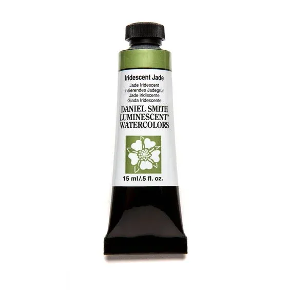 Daniel Smith akvarellfärg 15 ml Iridescent Jade risnedsättning
