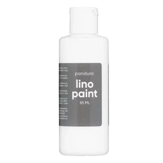 Panduro Lino Paint linoleumfärg – 85 ml vit Outlet