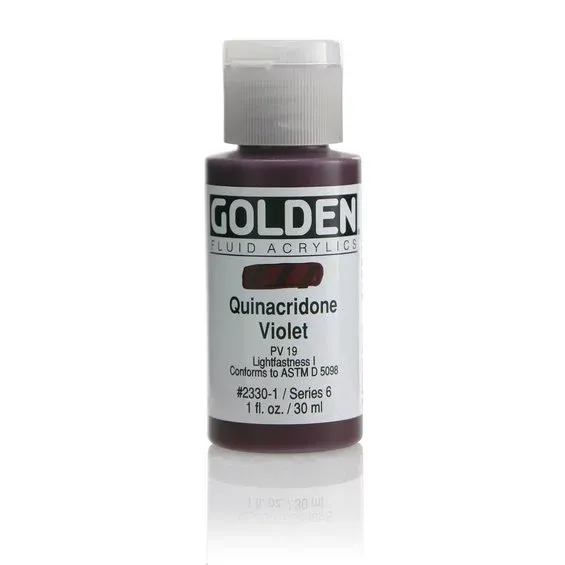 Billigare Golden Fluid Acrylics 30 ml - 2330 Quinacridone Violet