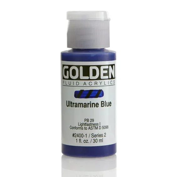 Lägg i varukorgen Golden Fluid Acrylics 30 ml - 2400 Ultramarine Blue