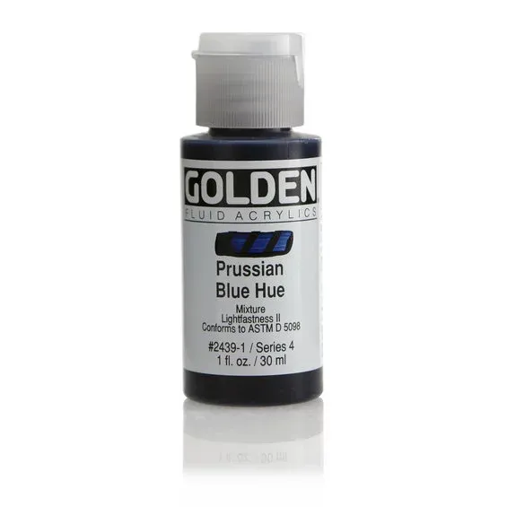 Rea Golden Fluid Acrylics 30 ml - 2439 Prussian Blue Hue