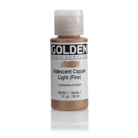 Golden Fluid Acrylics 30 ml - 2452 Iridescent Copper Light F. Beställ nu
