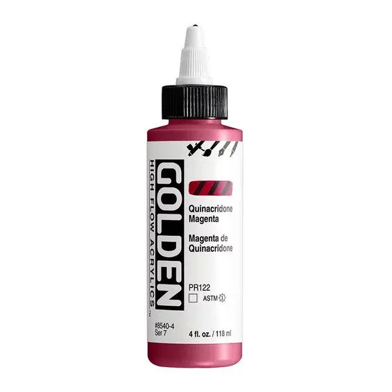 Golden Artist High Flow Acrylics 118 ml – Quinacridone magenta #8540 series 7 Erbjudande